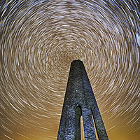 Buy canvas prints of Time flies over the Daymark by Sebastien Coell