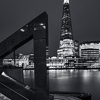 Buy canvas prints of Framing the Shard  by Sebastien Coell