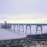 Buy canvas prints of Clevedon pier by Sebastien Coell