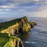 Buy canvas prints of Neist point on Scotland's Isle of Skye in the Hebr by Sebastien Coell