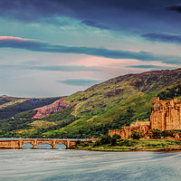 Buy canvas prints of Eilean Donan castle on the Scottish Highlands by Sebastien Coell