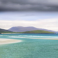 Buy canvas prints of Luskentyre beach on the Scottish isle of Harris by Sebastien Coell