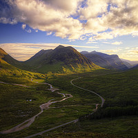 Buy canvas prints of Glencoe on the Scottish highlands by Sebastien Coell