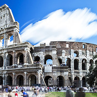 Buy canvas prints of The Colosseum in Rome by Sebastien Coell