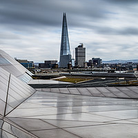 Buy canvas prints of The glass shard in London by Sebastien Coell