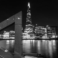 Buy canvas prints of The Shard across the Thames by Sebastien Coell