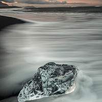 Buy canvas prints of diamond beach iceland by Sebastien Coell
