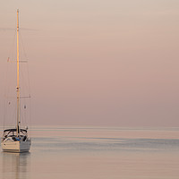 Buy canvas prints of Sunrise Yacht by Sebastien Coell