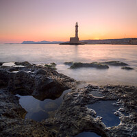 Buy canvas prints of Cretes Lighthouse by Sebastien Coell