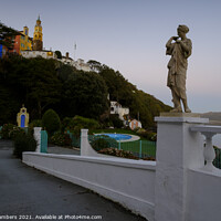 Buy canvas prints of Portmeirion, an Italian style tourist village in G by Paul Chambers