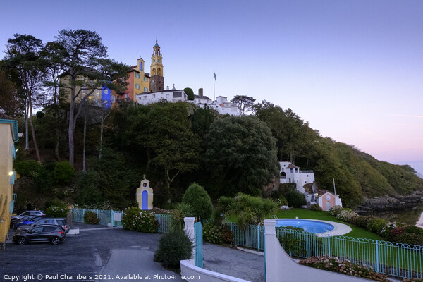 Portmeirion, an Italian style tourist village in G Picture Board by Paul Chambers