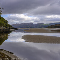 Buy canvas prints of The Afon Dwyryd at Portmeirion North Wales.  by Paul Chambers