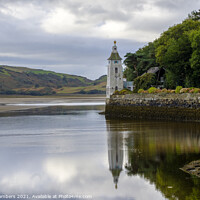 Buy canvas prints of The Afon Dwyryd at Portmeirion North Wales.  by Paul Chambers
