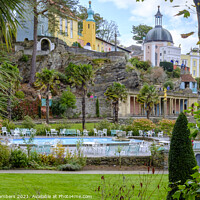 Buy canvas prints of Portmeirion Village Portmeirion North Wales by Paul Chambers