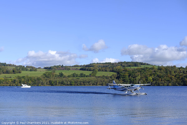 Soaring over Loch Lomond Picture Board by Paul Chambers