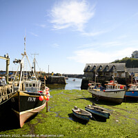Buy canvas prints of Mevagissey Harbour by Paul Chambers