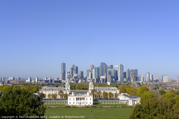 Majestic view of Greenwich University Picture Board by Paul Chambers