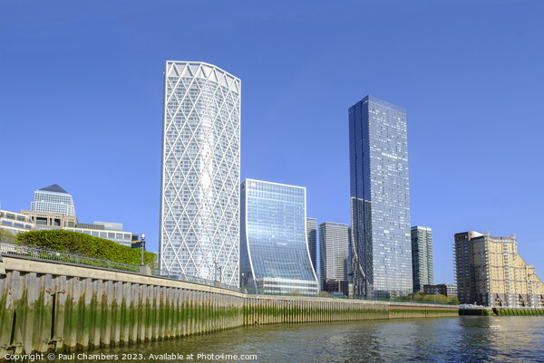 Stunning Waterside Flats in Canary Wharf Picture Board by Paul Chambers