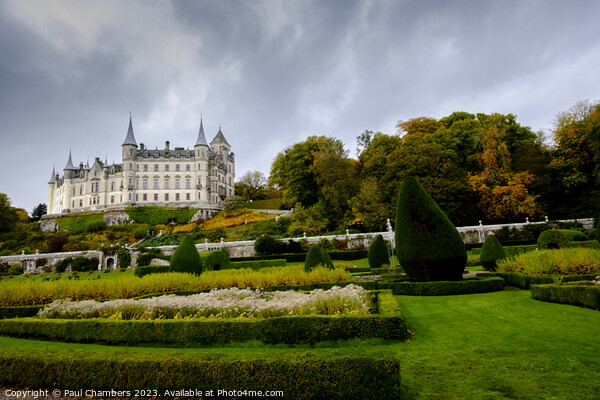 Majestic Dunrobin Castle Picture Board by Paul Chambers