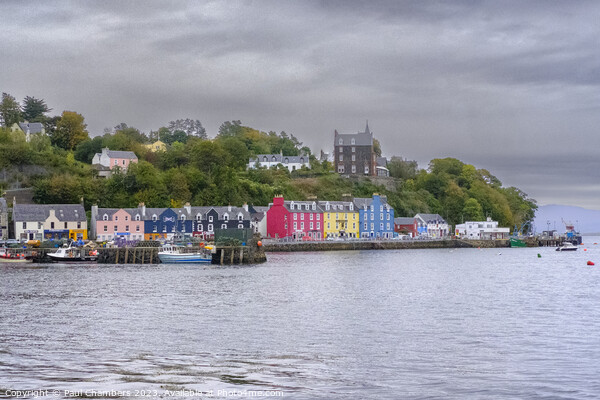 Vibrant Tobermory Picture Board by Paul Chambers
