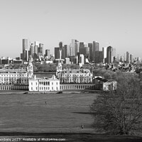 Buy canvas prints of A Captivating View of Greenwich and Canary Wharf by Paul Chambers