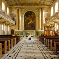 Buy canvas prints of The Splendour of Wren's Maritime Chapel by Paul Chambers