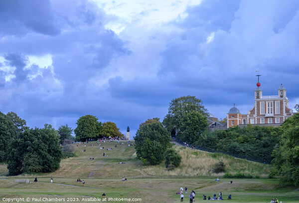 Greenwich Park Greater London Picture Board by Paul Chambers