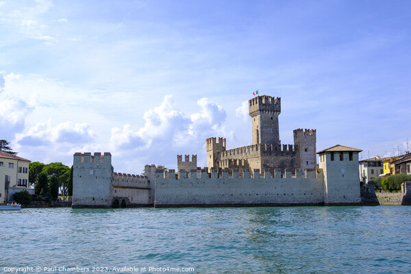 Scaligero Castle Picture Board by Paul Chambers