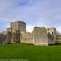 Buy canvas prints of Portchetsr Castle by Paul Chambers