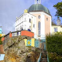 Buy canvas prints of Folly In Portmeirion by Paul Chambers