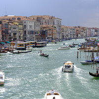 Buy canvas prints of The Grand Canal in Venice, Italy, a perfect place to enjoy the beauty of the city by Paul Chambers