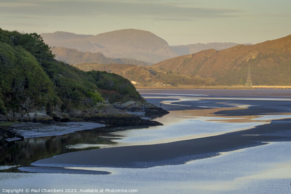 The River Dwyryd in Portmeirion, Wales, a place to relax and enjoy the scenery Picture Board by Paul Chambers
