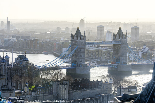 The Famous Tower Bridge Picture Board by Paul Chambers