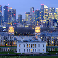 Buy canvas prints of A Harmonious Contrast: The Historic Elegance of Greenwich Univer by Paul Chambers