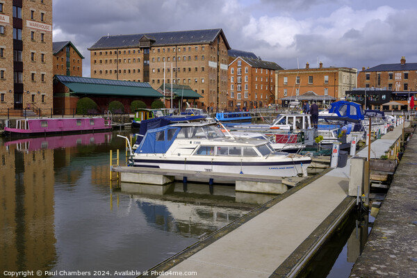 Gloucester Docks Picture Board by Paul Chambers