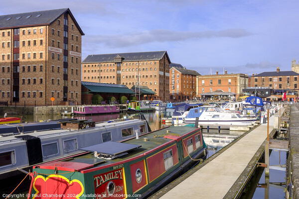 Tamiley in Gloucester Docks Picture Board by Paul Chambers