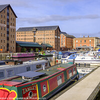 Buy canvas prints of Tamiley in Gloucester Docks by Paul Chambers