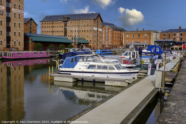 Gloucester Quay Marina Picture Board by Paul Chambers
