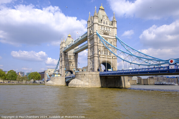 Tower Bridge London Picture Board by Paul Chambers