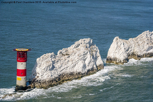  The Needles Lighthouse Picture Board by Paul Chambers