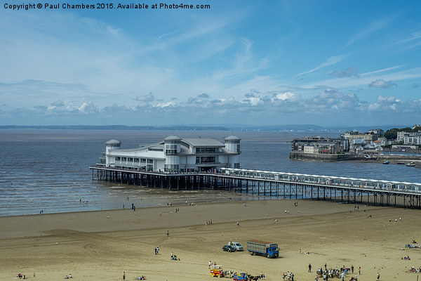 Summer Bliss at Weston Super Mare Pier Picture Board by Paul Chambers