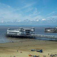 Buy canvas prints of Summer Bliss at Weston Super Mare Pier by Paul Chambers