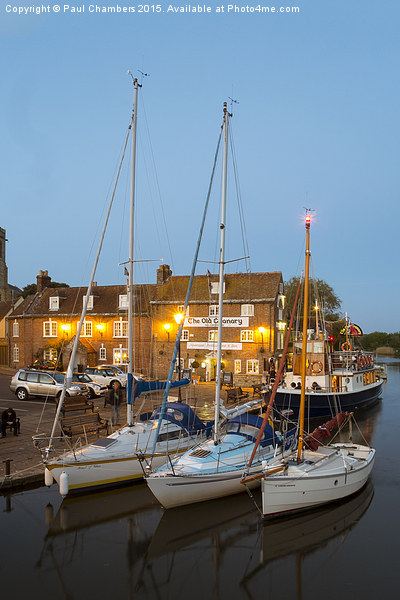  Wareham Quay at dusk Picture Board by Paul Chambers