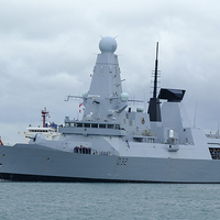 Buy canvas prints of  HMS Daring by Paul Chambers