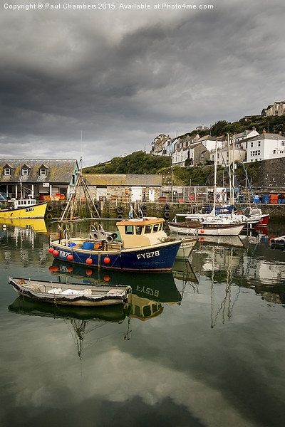  Mevagissey Harbour Picture Board by Paul Chambers