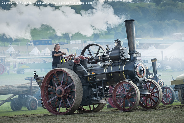 The Powerful and Nostalgic Traction Engine at The  Picture Board by Paul Chambers