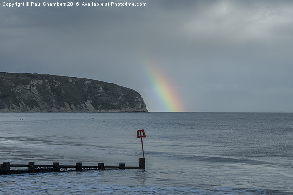 The Majestic Rainbow of Dorset Picture Board by Paul Chambers