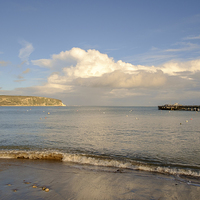Buy canvas prints of Majestic Swanage Bay by Paul Chambers