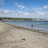 Buy canvas prints of Swanage Beach by Paul Chambers
