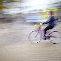 Buy canvas prints of Cycling In Cambridge by Paul Chambers
